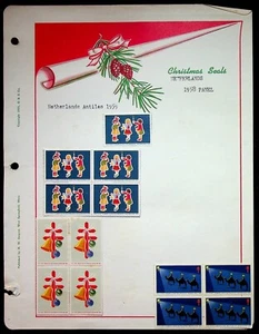 Sellos de Navidad de los Países Bajos de 1 página estampillas de tuberculosis 1959-1961 - Imagen 1 de 1