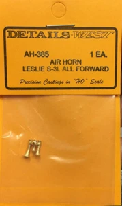 Details West 385 x HO Air Horn Leslie SL3L All Bells Foward - Picture 1 of 1