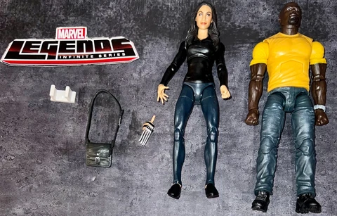 Marvel Legends Netflix Series 2 Pack 6" Luke Cage Claire Temple 2 Figure Lot Cover