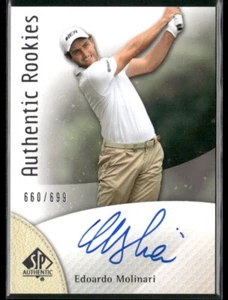 2014 SP Authentic Golf #85 Edoardo Molinari Authentic Rookies Auto /699 - Picture 1 of 2