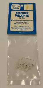 Confezione da 5 - Etichetta DIP Socket Wrap-ID 18 Pin. 18 ID - Foto 1 di 6