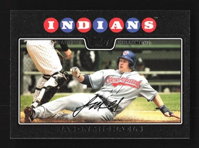 Jason Michaels Cleveland Indians Topps 2008 Black #63 SN /57 - Image 1 of 2