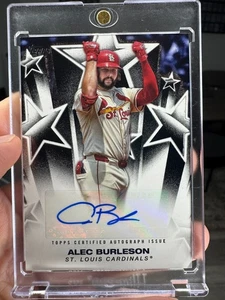 2024 Topps Baseball Stars Auto Alec Burleson - Picture 1 of 2