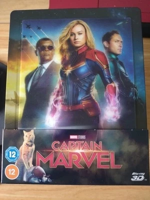 Captain Marvel (2019) - 3D blu-ray & blu ray Steelbook + slipcover - Image 1 of 4