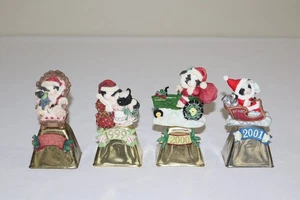 Mary’s Moo Moos Enesco 1998 - 2001 Papá Noel Bell Edición Especial Limitada Lote - Imagen 1 de 17