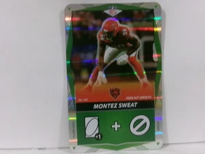 2025 UNO Elite NFL ALT JERSEYS Montez Sweat GREEN Foil #165 Chicago Bears - Picture 1 of 2