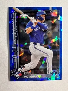 2025 Topps Chrome Sapphire Will Wagner RC Rookie #137 Blue Jays - Picture 1 of 2