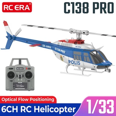 RC ERA C138 PRO RC Helicopter 1/33 6CH 6-Axis Gyro 2.4G Optical Flow Positioning - Bild 1 von 4