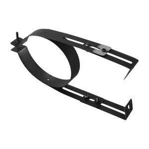 Elegante y funcional soporte de chimenea de acero inoxidable con ajuste - Imagen 1 de 38