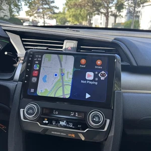 Apple Carplay For 2016-2020 Honda Civic Car Stereo Android 15.0 Radio GPS WIFI - Picture 1 of 15