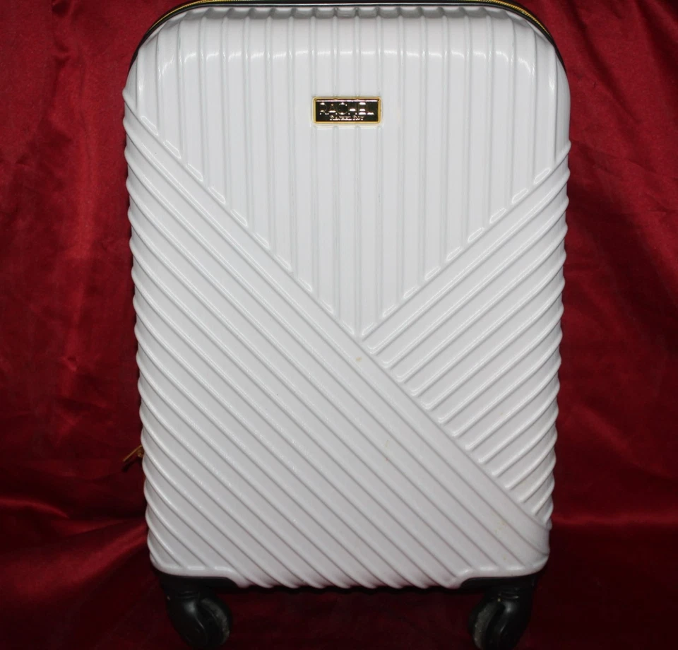 Equipaje de mano Rachel Ray Rachel Roy 20" lado duro rueda giratoria blanco Foto 1 de 4