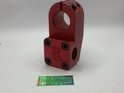 Tuf-Neck Drunken Tiger BMX Stem 1-1/8 Threadless Top Load 50mm Red - Image 1 of 3