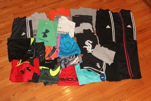 ATHLETIC BOYS CLOTHING LOT 26PCS UNDER ARMOUR Nike & MORE Large-XL 14/16/18 - Picture 1 of 9