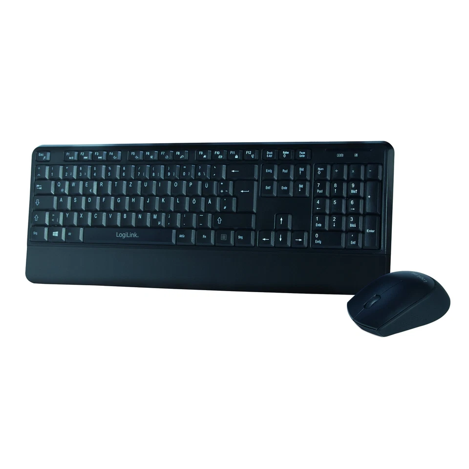 LogiLink ID0161 Tastatur-und-maus-set Drahtlos 2.4 GHz Deutsch