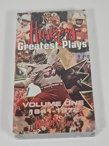 Huskers Greatest Plays Volume One 1941-1972 (VHS Tape) Nebraska Football - Picture 1 of 2