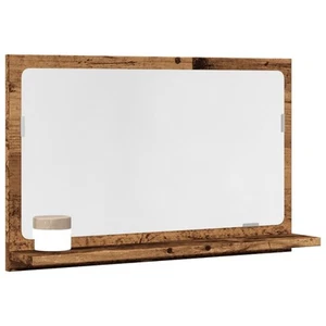 Badspiegel Mit Ablage Altholz-Optik 60x11x37 Cm Holzwerkstoff - Bild 1 von 9