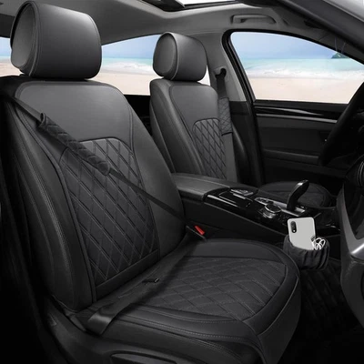 Car Leather Front Seat Covers with Storage Pocket fit for 2015-2023 Honda CR-Z Foto 1 de 4