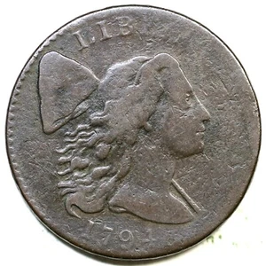 1794 S-32 R-2 Liberty Cap Large Cent Coin 1c - Picture 1 of 2