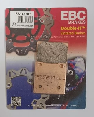 EBC Fritté Arrière Disque Frein Plaquettes (1 Set) Pour Kawasaki ZXR750 (1989 À - Photo 1/4