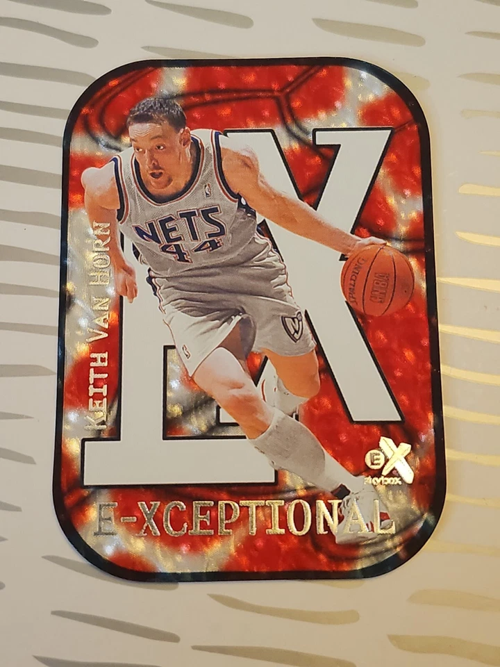 Keith Van Horn 1999-00 Skybox E-Xceptional RED Diecut New Jersey Nets - Image 1 of 3