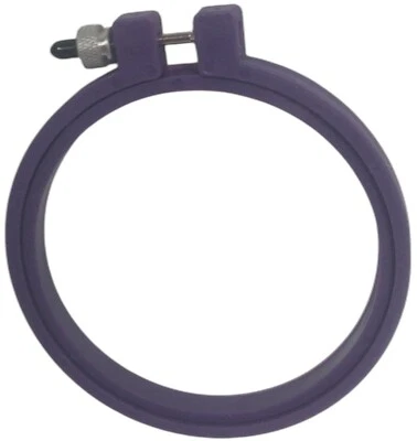 Susan Bates Purple Hoop-La Embroidery Hoop 4 Inch - Image 1 of 3