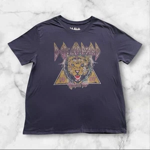 Def Leppard Reprint 1987 Hysteria Tour Retro Fade T-Shirt Size Large - Picture 1 of 7