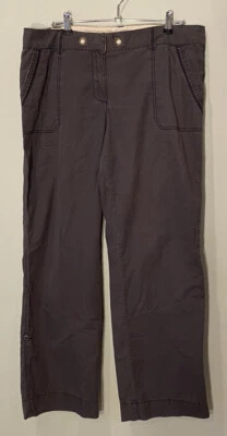 Pantalones cargo enrollables IZOD para mujer sin cordón camping al aire libre talla 12 marrón Foto 1 de 4
