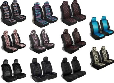 Fundas de asiento de auto con estampado de cereza roja asientos delanteros ajuste universal auto camión furgoneta SUV Foto 1 de 4