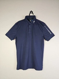 Camiseta polo J.LINDEBERG Golf Tour Tech TX para hombre talla S calce ajustado azul - Imagen 1 de 14