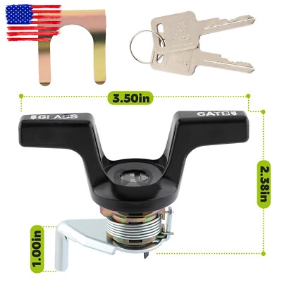 FOR 83-94 Chevy S10 S15 Blazer Jimmy Trunk Lift Gate Lock Chevrolet AL356T - Imagem 1 de 4