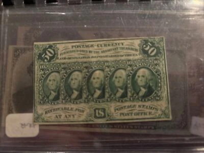 50¢ Postage Currency, Fr. #1312 VG Condition - Image 1 of 2