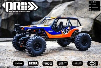 PRC 1/18 RC Car 4WD Rock Crawlers 4x4 Driving Car mini desktop Climbing car Remo - Image 1 of 4