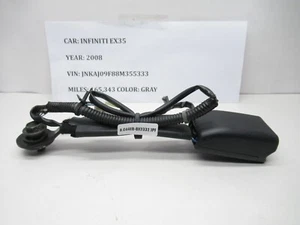 2008-2012 Infiniti EX35 Front Right Seat Belt Buckle  868421BA1C OEM - Picture 1 of 6