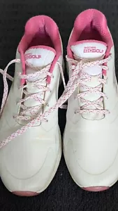 NEW Skechers Go Golf Elite 5 Ladies Shoes - White/Pink - Picture 1 of 3