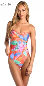 womens one piece swimsuit size 12 - Picture 1 of 3