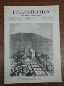 L'ILLUSTRATION 1880 (1947) Funiculaire VESUVIO Volcan FETES DE ROUEN - Picture 1 of 5