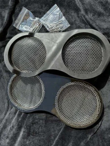 Anillo de velocidad doble 8" adaptadores de montaje interior bolsa de silla de montar Harley Davidson 98-corriente - Imagen 1 de 7