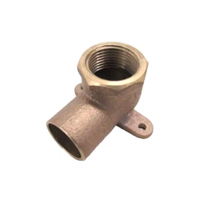 EPC 3/4" 90° DROP EAR ELBOW C x F, CAST BRONZE, 470735 - Picture 1 of 4