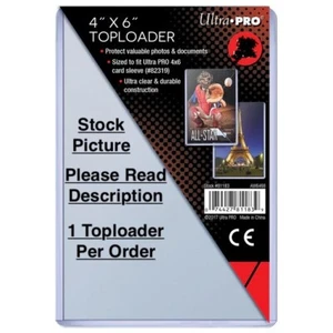 Ultra Pro 4X6 Toploader Combo - With Sleeve, Toploader & Resealable Team Bag - Bild 1 von 6