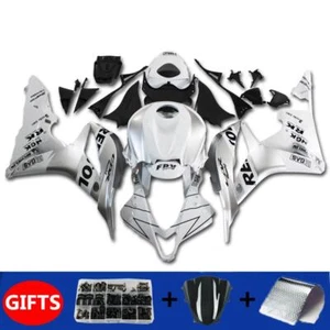 US STOCK Silver Repsol Injection Fairing Fit for 2007 2008 Honda CBR600RR d040 - Picture 1 of 17