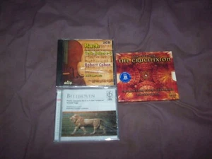 Small Job Lot CD Albums BETHOVEN BACH THE CRUCIFION NEW - Picture 1 of 2