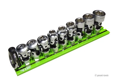 UNIVERSAL JOINT E-TORX SOCKET SET, u-joint, VIM Tools, swivel sockets, E4 to E16 - Image 1 of 4
