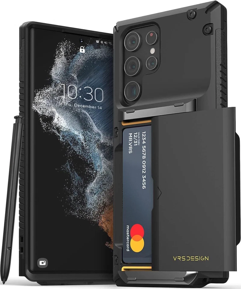 Funda para Samsung Galaxy S22 Plus/Ultra VRS® [Damda Glide Pro] con billetera para tarjetas Foto 1 de 4