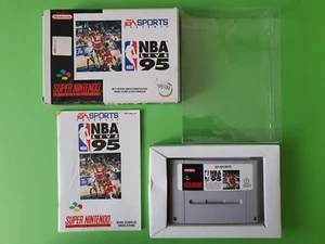 NBA LIVE 95 / Jeu Super Nintendo SNES FAH / EA Sports + Crystal Box - Imagen 1 de 24