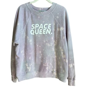 Wildfox Space Queen Sommers Sweater Lavender Wedgwood Size Small Casual Colorful - Picture 1 of 6