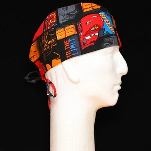Disney Red Pixar Cars Theme Scrub Hat - Picture 1 of 1