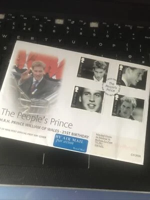 Isle of Man First Day Cover 2003 PEOPLES PRINCE 21ST  AS SCANS - Image 1 of 2