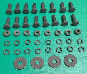 NEW Land Rover Series 1 80" 86" SHERARDIZED BSF Hinge to Door Bolt Fitting Kit - Picture 1 of 1