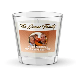 Personalised candle label - Christmas gift, Bespoke candle label, Stocking gift - Picture 1 of 3