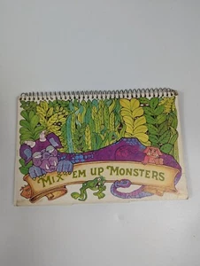 Vintage 1980 Mix Em Up Monsters Flip Book by Currant Retro Nostalgia Millennial - Bild 1 von 7